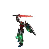 Mecha attack pose png