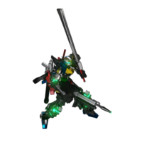 Mecha attack pose png