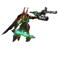 mecha attacco posa png