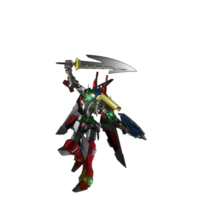 pose de ataque mecha png