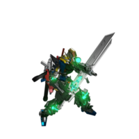 Mecha attack pose png