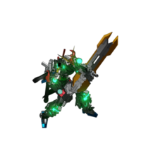 mecha redo till ge sig på png