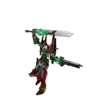 Mecha attack pose png