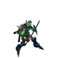 Mecha prêt à attaquer png