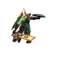 Mecha-Angriffspose png