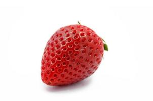 Strawberry on white background photo