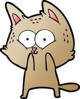 Vector cartoon cat