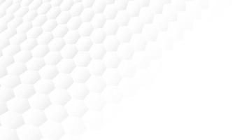 Mosaic beehive shape wall white tone background with blank space. vector