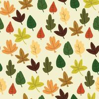 Autumn Leaves Pattern vector