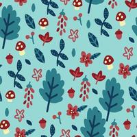 Autumnal Seamless Pattern vector