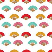 Flat Spanish Fan Pattern vector