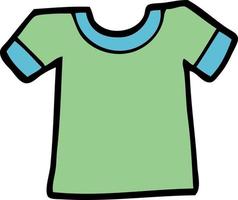 cartoon tee shirt vector