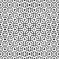 Black and white seamless pattern texture. Greyscale ornamental graphic design. vector