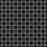 Black and white seamless pattern texture. Greyscale ornamental graphic design. vector