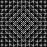 Black and white seamless pattern texture. Greyscale ornamental graphic design. vector