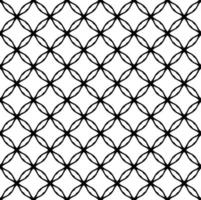 Black and white seamless pattern texture. Greyscale ornamental graphic design. Mosaic ornaments. Pattern template. vector