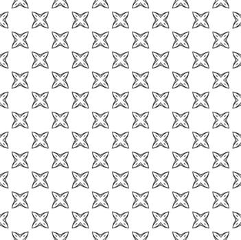 Black and white seamless pattern texture. Greyscale ornamental graphic design. Mosaic ornaments. Pattern template. vector