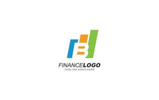 B logo management for company. letter template vector illustration for your brand.