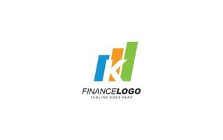 K logo management for company. letter template vector illustration for your brand.