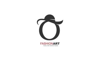 O logo fashion company. text identity template vector illustration for your brand.