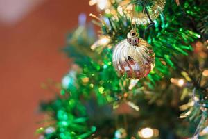 Christmas tree decorations photo