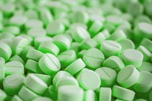 Many medication tablets and pills photo