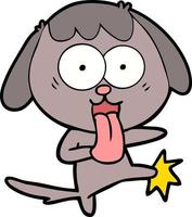 cute cartoon dog vector