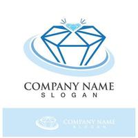 Diamond logo template vector icon