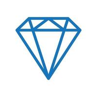 icono de vector de plantilla de logotipo de diamante