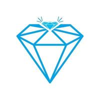 icono de vector de plantilla de logotipo de diamante