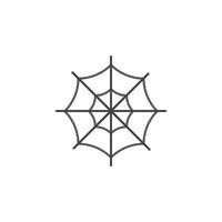 Spider web vector for website symbol icon presentation