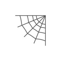 Spider web vector for website symbol icon presentation