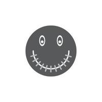 scary face vector for website symbol icon presentation