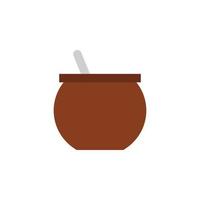 vector de olla de cocina para presentación de icono de símbolo de sitio web