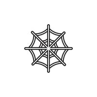 Spider web vector for website symbol icon presentation