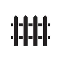 wooden fence vector for website symbol icon presentation