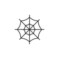 Spider web vector for website symbol icon presentation