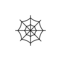 Spider web vector for website symbol icon presentation