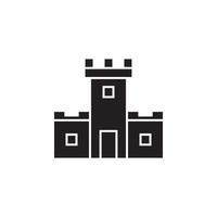 vector de castillo para presentación de icono de símbolo de sitio web