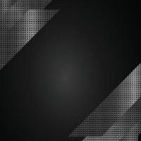 Black background textured in modern geometry with dark color vector