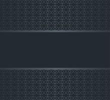 Black geometry background. Islamic Background. Gradation of light vector
