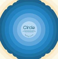 plantilla de fondo creativa para estilo circular y marcos curvos vector