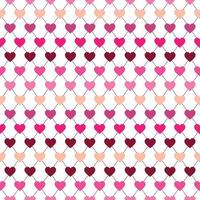 Heart Pink pattern seamless and retro color for decorate style and fabirc vector