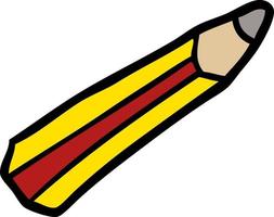 vector cartoon pencil