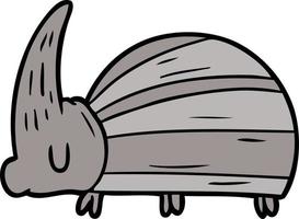 giant beetle cartoon vector