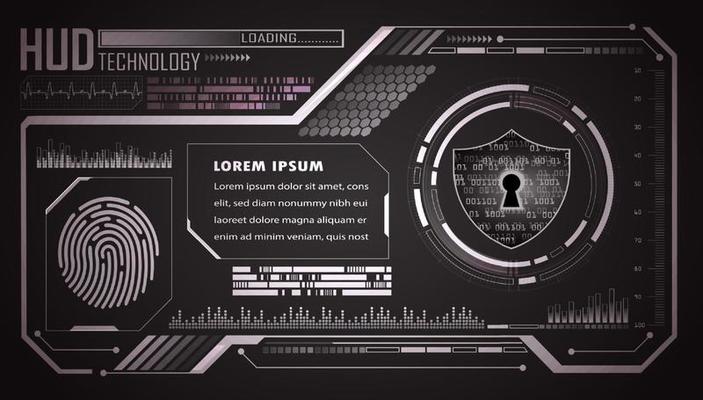Modern HUD Technology Background