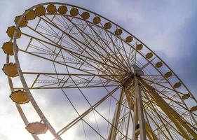 Big white ferris wheel found at the Kiels Week in Germany photo