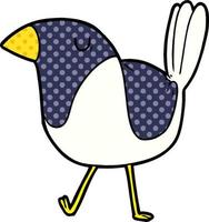 cartoon bird character vector