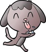 cute cartoon dog vector