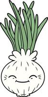 Vector cartoon onion